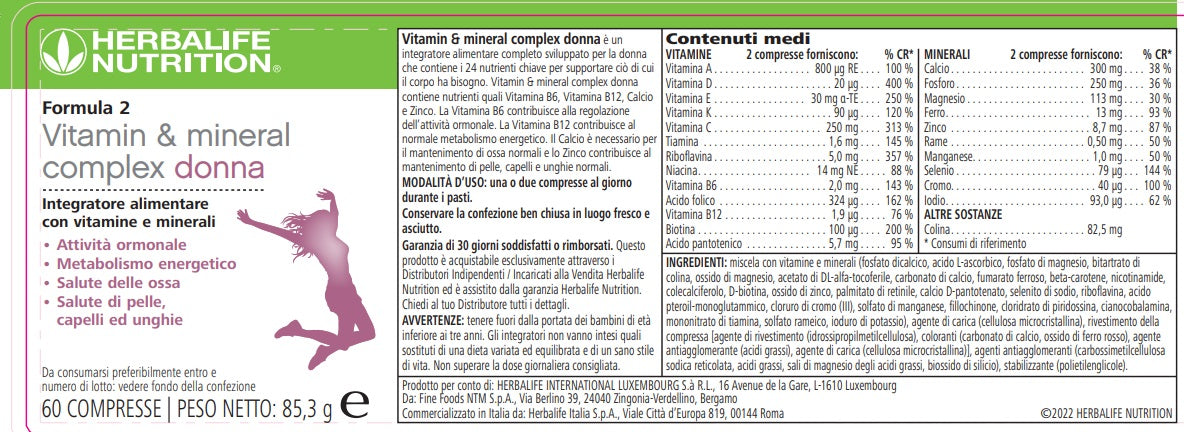 Formula 2 MULTIVITAMINE