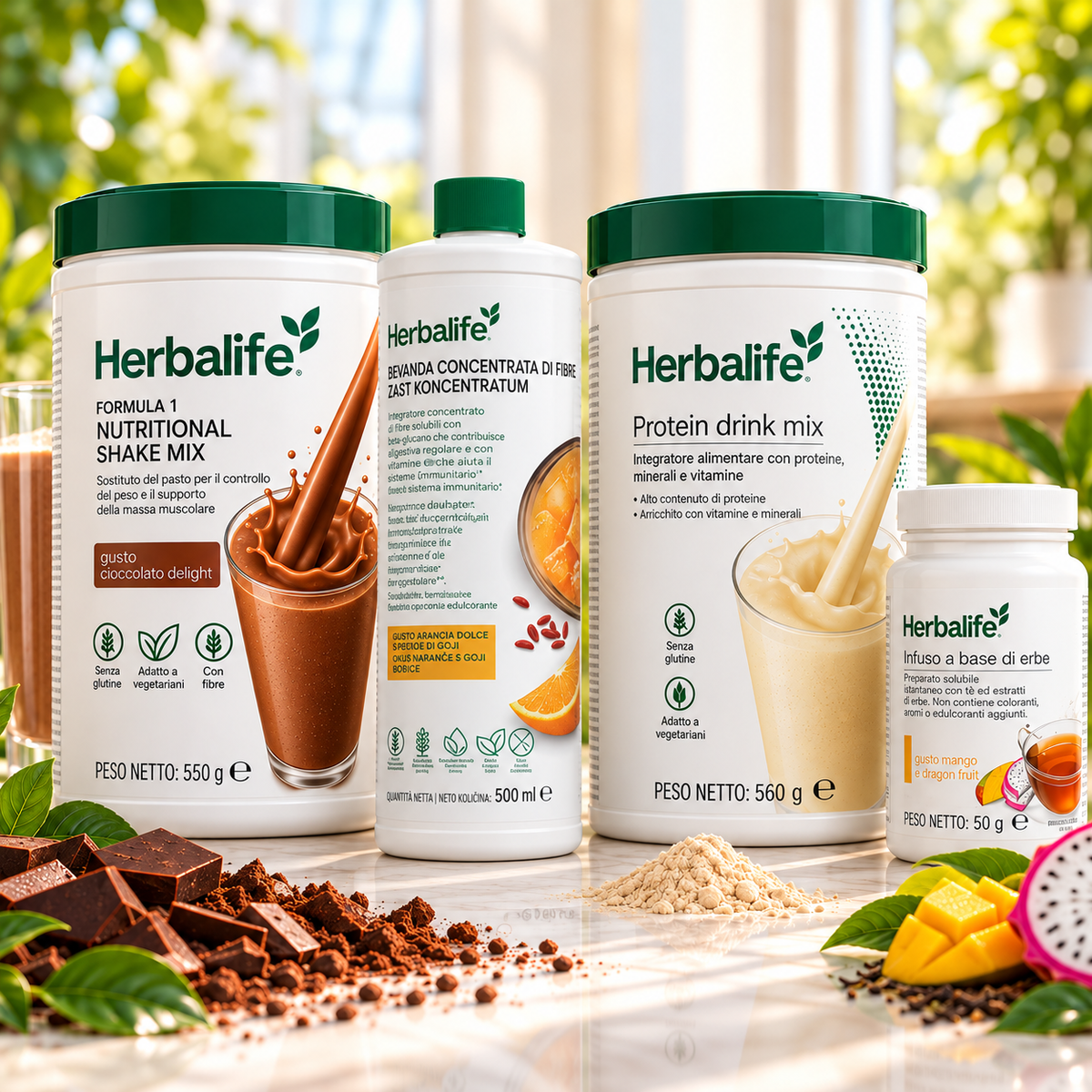 Kit Ideale con Bevanda Concentrata di Fibre